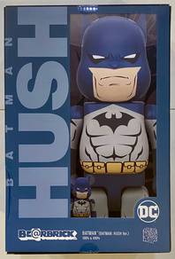 BEARBRICK-BATMAN HUSH Ver. 100% & 400% Sealed