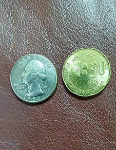 US vintage 25cent nickel