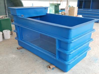 Fiberglass Fish Tank / Top Filter  :