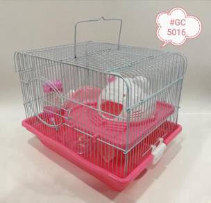 Hamster Cage GC5016 Sangkar Set Botol Bottle Bowl
