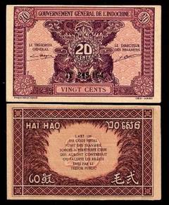 French Indochina 20 cents 1942 - Pick P90 AU