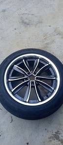 kunzite rim 19 ' (5x114.3) with tyres 225 55 19 
