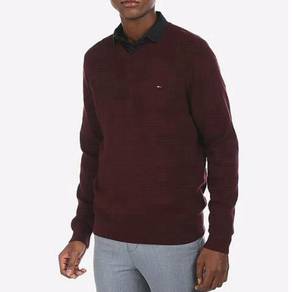 Tommy Hilfiger prime cotton cashmere v-neck sweate