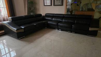 Sofa L-Shape Full Leather - Modular Set