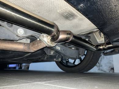 VW GOLF Axle-back exhaust STAINLESS STEEL
