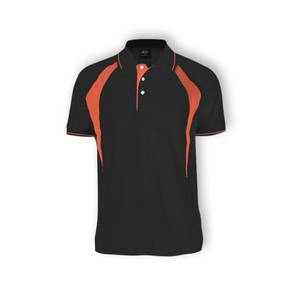 T-shirt Cut & Sew Raglan Polo Enzo Code 2075 Black