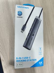 Vention 6 in 1 USB C Docking Station