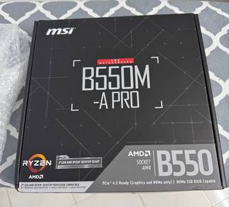 MOBO MSI B550M A PRO new