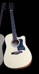 Cate QM-714CE Acoustic Guitar w/Pickup - Natural