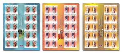 Mint Stamp Sheet Traditional Costumes Msia 2006