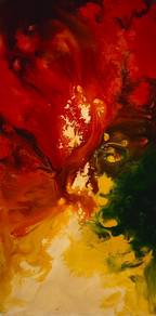Chromatic Currents Abstract Oil Painting I