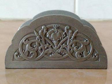 Tumasek pewter name card holder