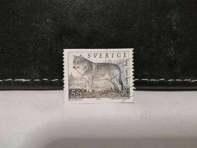 1993 Sweden Stamp Animal Wolf