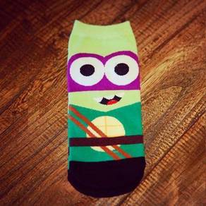 NINJA TURTLE SUPERHERO CARTOONS SHOES SOCKs 🔥