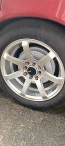 4 rim 15inci jj 4.. genap 1100 ambik sekali kete