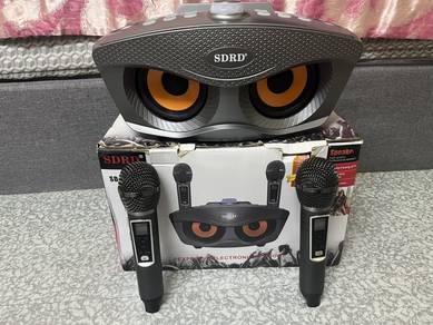 SDRD Karaoke Speaker + 2 Wireless Microphone