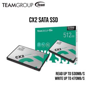 Team Group CX2 2.5" 512GB SATA III 3D NAND SSD