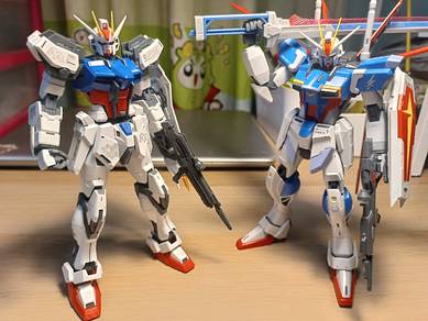 [WTS] MG 1/100 Gundam Bundle - Aile Strike + Force