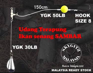 SKYGITZ MALAYSIA Perambut UMPAN HIDUP Hook