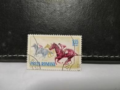 1964 Romania Stamp Horse Racing