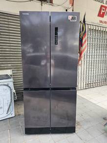 Toshiba fridge refrigerator 4d peti sejuk peti ais