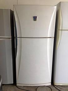 Sharp Refrigerator Peti Ais Sejuk Fridge Ice Recon