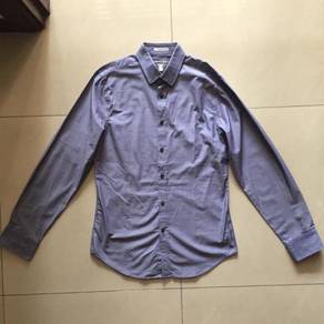 Express - Men Blue Grey Shirt