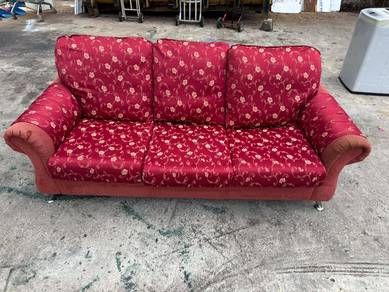 6.5ft Fabric Deep Highback Sofa 3 Seater