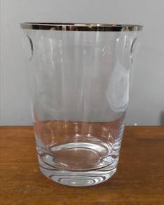Crystal ice bucket large