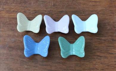Vintage chopstick rest butterfly