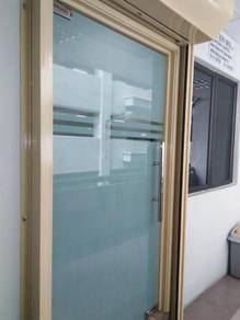 GLASS DOOR 12mm l pintu kaca tahan pecah