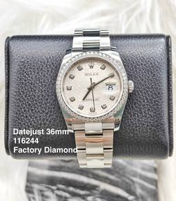 Rolex Datejust 36mm 116244 Factory diamond