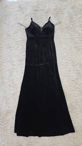 Black Velvet evening gown