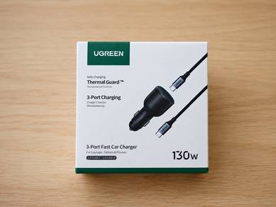 Ugreen Car Charger With Cable 130W