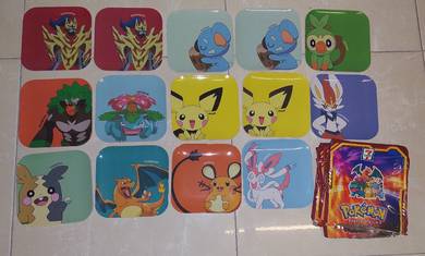 Collectibles Pokemon plates with individual sleeve