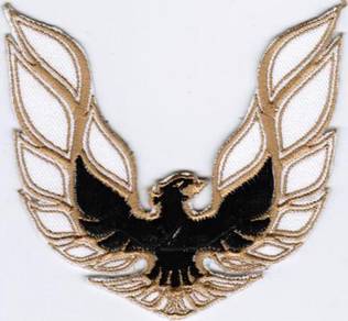 Pontiac Firebird GOLD #TW Trans Am Car Badge Patch