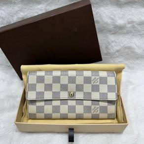 Authentic LV Wallet Long Azure Potefeuille Sara