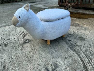 Storage Ottoman Llama Alpaca Stool Kerusi Chair