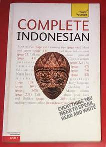 TEACH YOURSELF COMPLETE INDONESIAN BOOK Buku