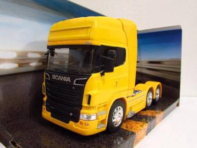 Welly 1-32 Scania R730 Tugas Berat Kepala Yellow