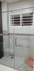 PASANG KACA MANDIAN KERING l shower glass