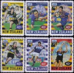 Rugby Games Sport New Zealand Stamp Used
