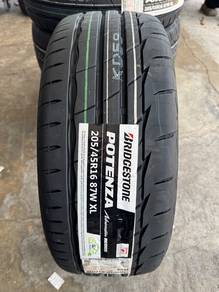 Tayar baru 205 45 16 Bridgestone Potenza RE005 new