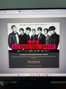 BTS TICKET cat 5 DAY 1 Saturday 12 Dec 2026