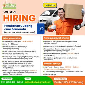 Pembantu Gudang cum Pemandu