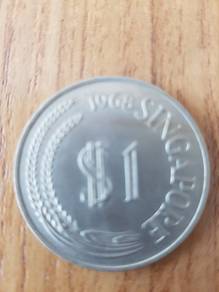 Singapore 1 Dollar Coin For Sale