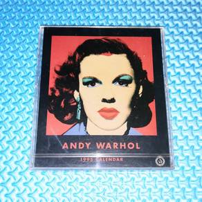 Vintage 1995 Andy Warhol Compact Desk Calendar