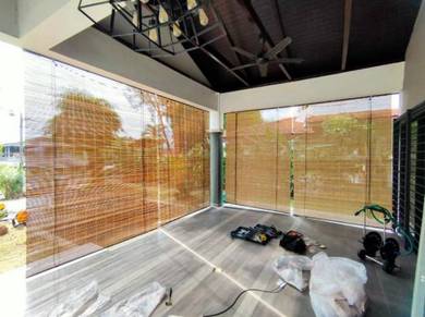 OUtdoor Bamboo Blinds Customised