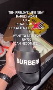 Burberry Burberry Furley Logo Slides