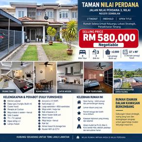 Terraced House For Sale in Nilai,NSN
